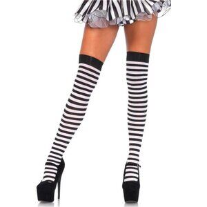 Women's Nylon Striped Stockings
